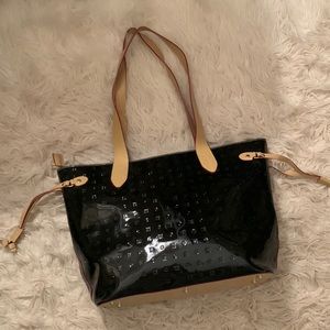 Arcadia patent leather tote